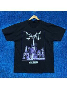 Mayhem “De Mysteriis Dom Sathanas” Graphic T-Shirt Size XL